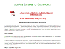 Tablet Screenshot of digitalisfototanfolyam.hu
